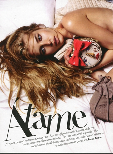 Annemara Post &nbsp; Glamour Spanish September 2010 photographer Alique 